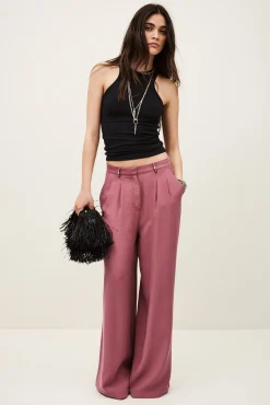 Ba&Sh DEANA pantalon droit ROSE Outlet