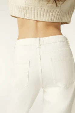 Ba&Sh DEVON Jeans straight BLANC Hot