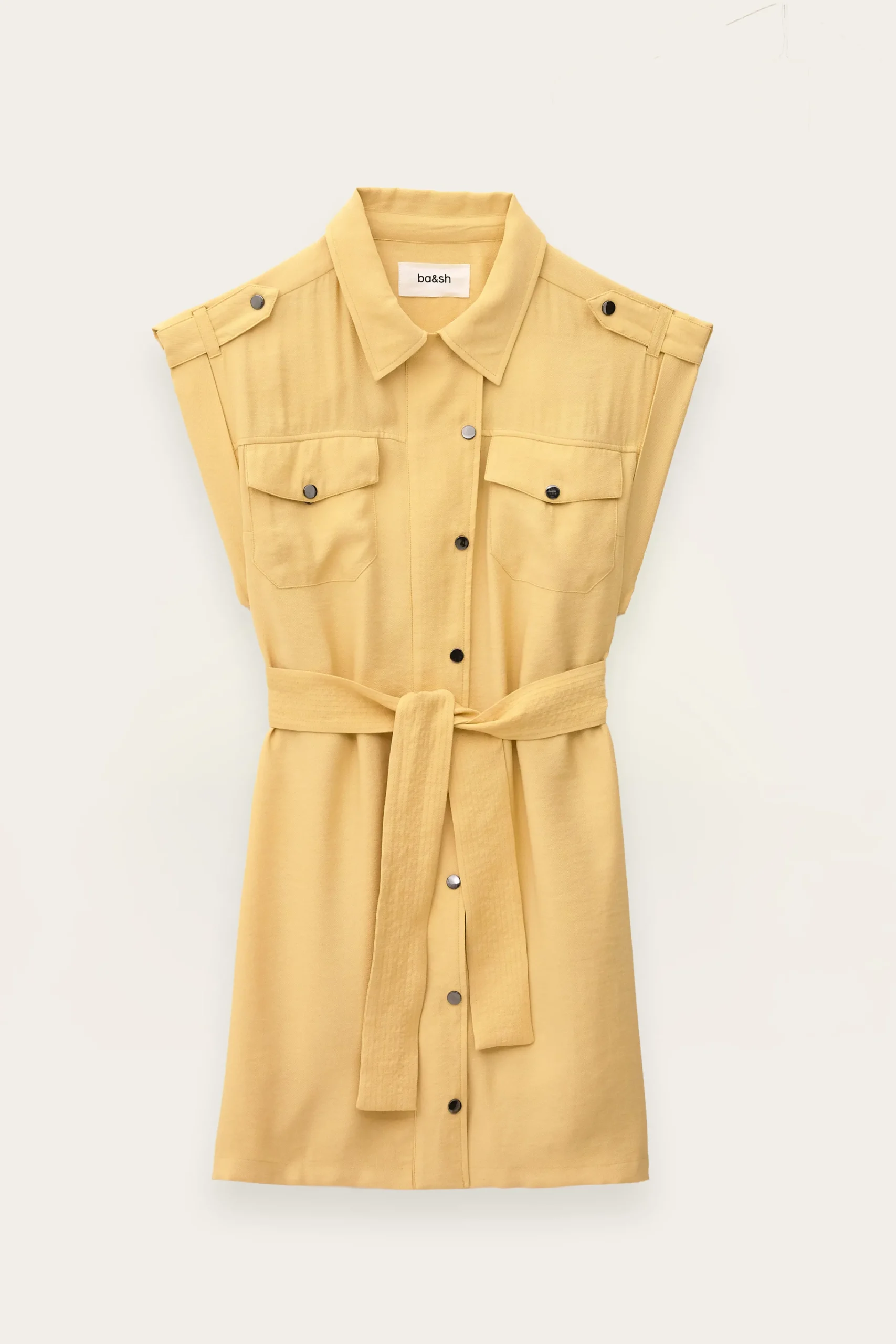 Ba&Sh DIALA robe courte JAUNE Sale