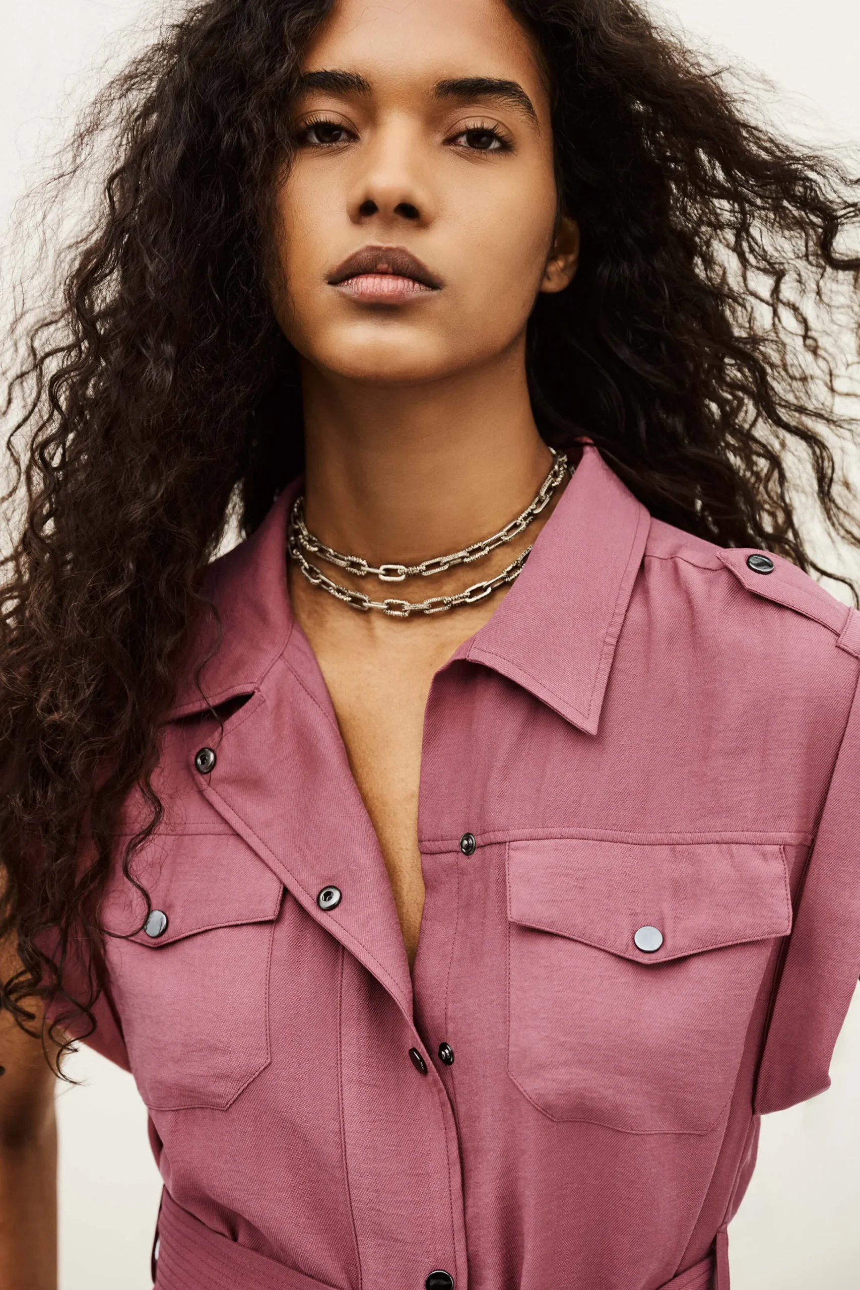 Ba&Sh DIALA robe courte ROSE New