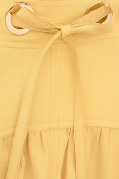 Ba&Sh DONIA jupe midi JAUNE