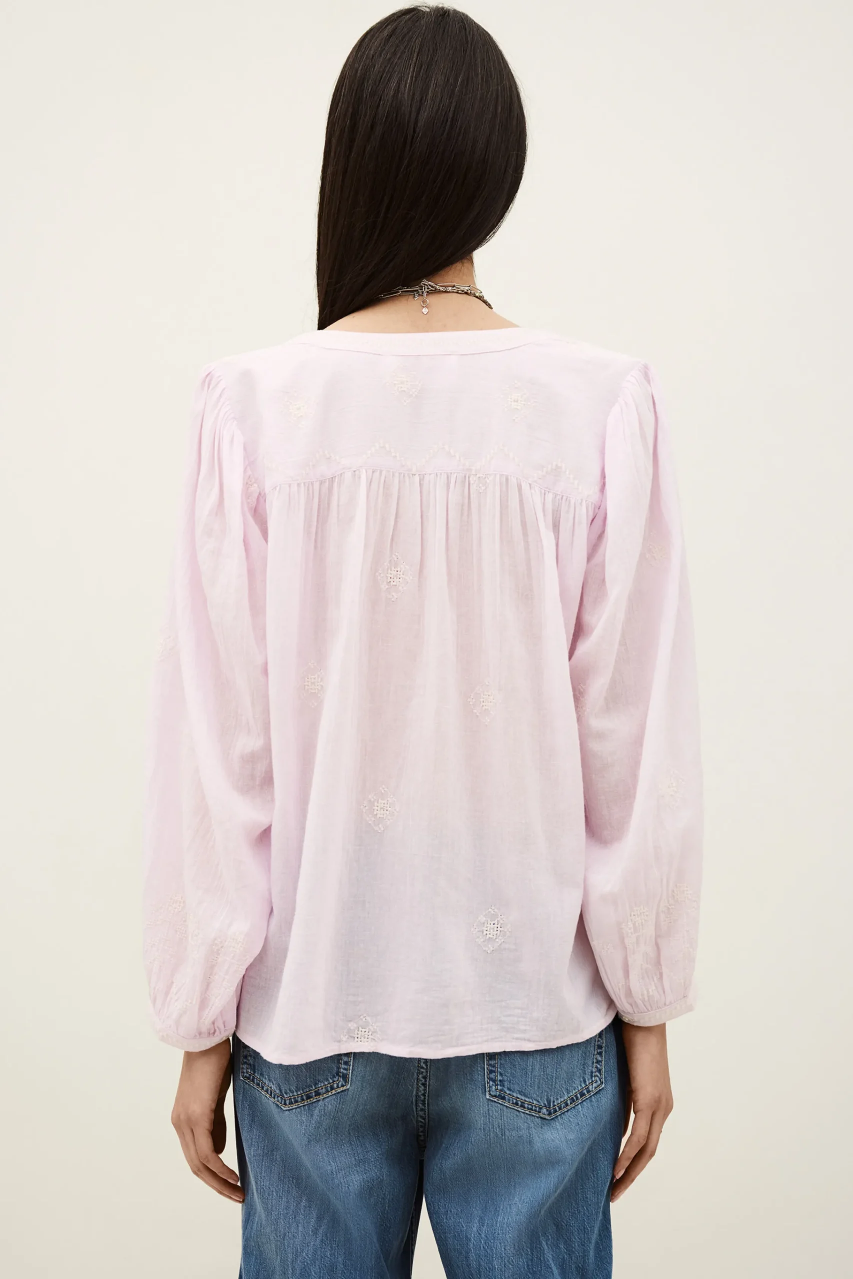Ba&Sh DUHA blouse oversize coton VIOLET Sale