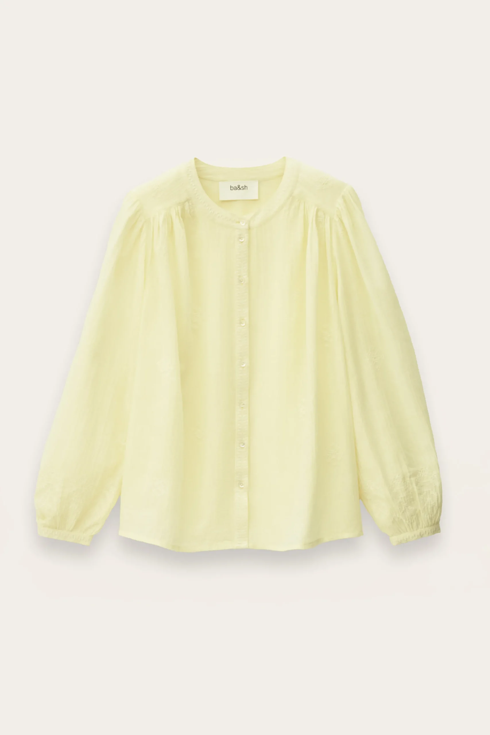 Ba&Sh DUHA blouse oversize coton JAUNE Clearance