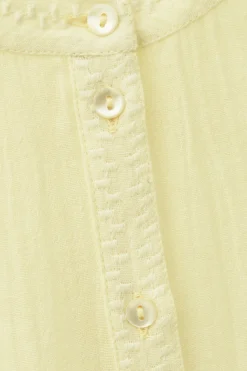 Ba&Sh DUHA blouse oversize coton JAUNE Clearance