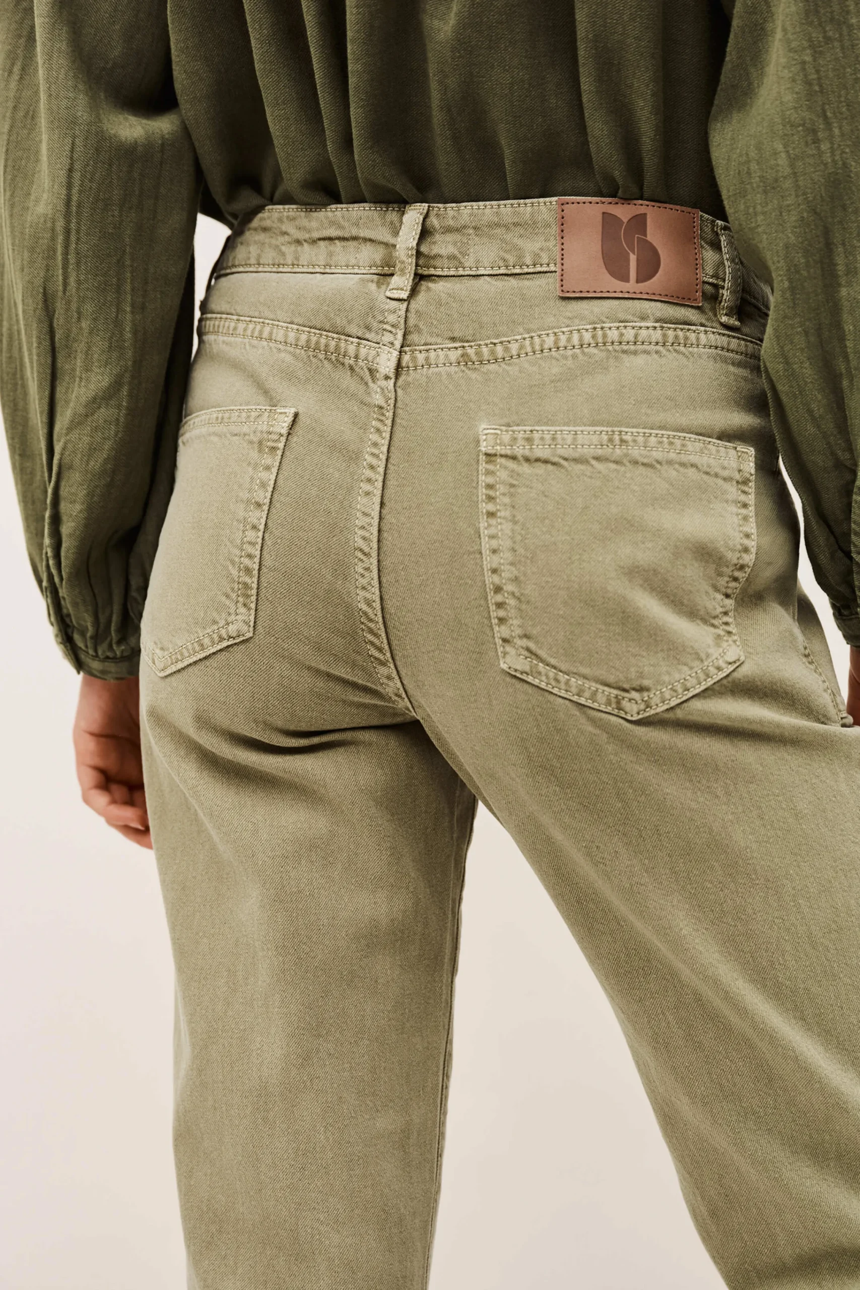 Ba&Sh FALLY jean slim VERT Discount