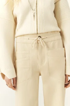 Ba&Sh FIMA pantalon droit ample ECRU Online