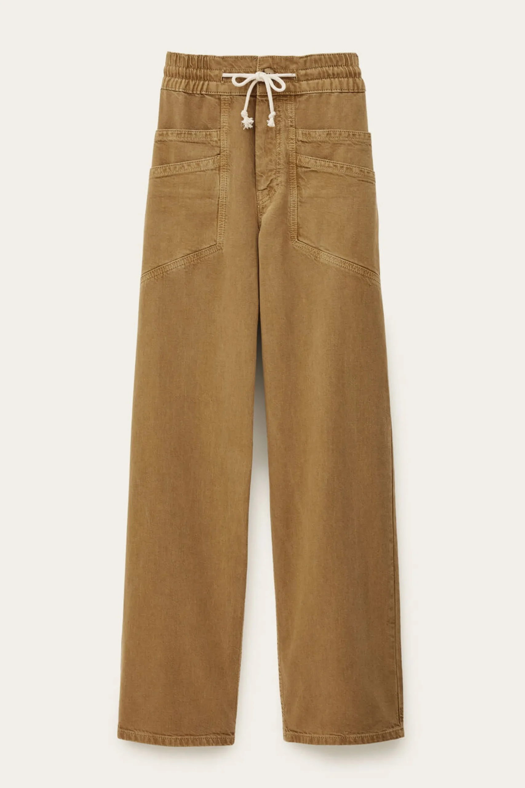 Ba&Sh FIMA pantalon large fluide MARRON Clearance