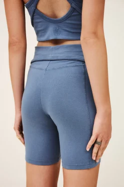 Ba&Sh FIRO short de sport coton BLEU Hot