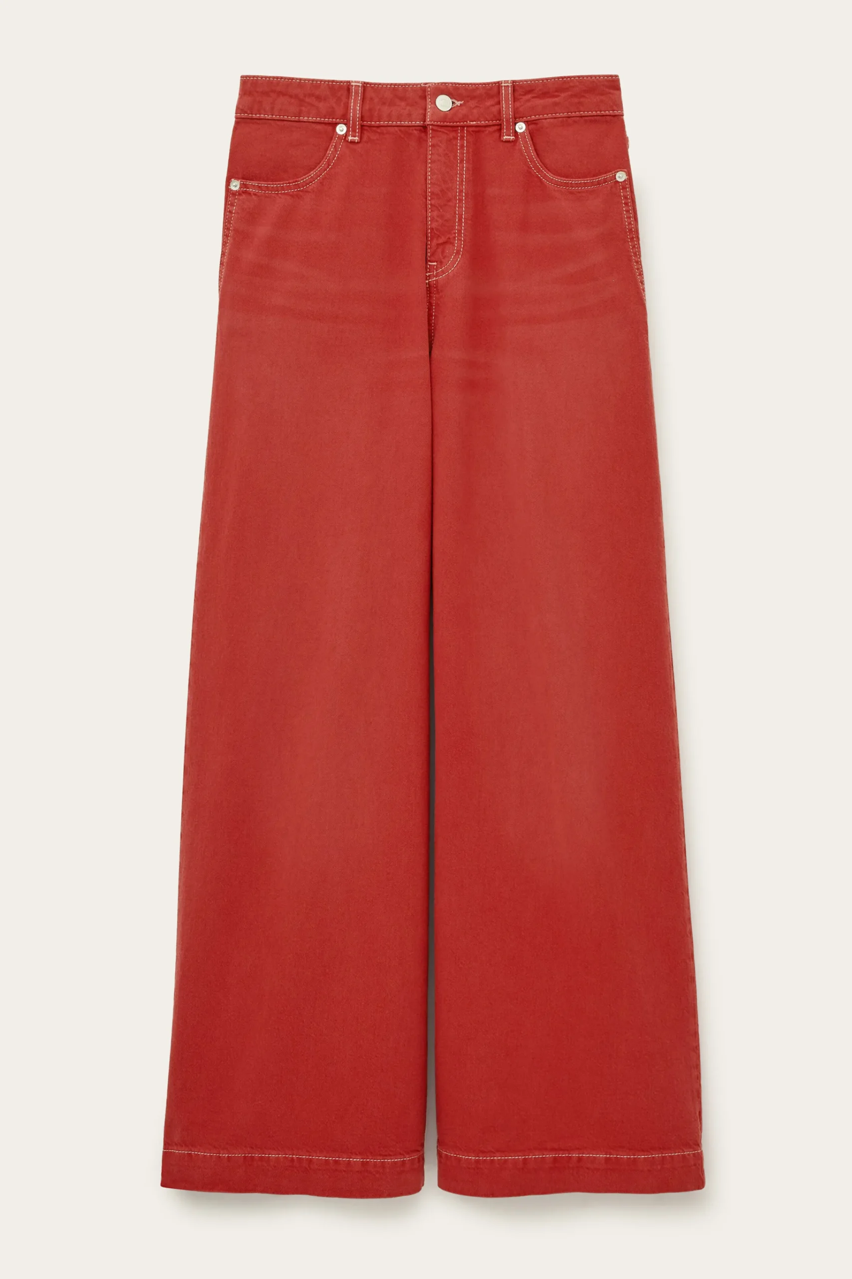 Ba&Sh FUSC modèle esprit denim ROUGE Discount