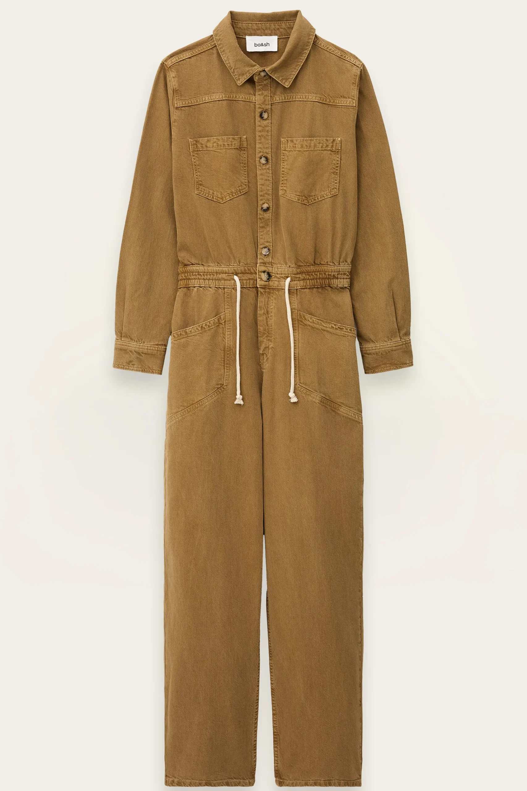 Ba&Sh FYORELLA combinaison pantalon cargo MARRON New