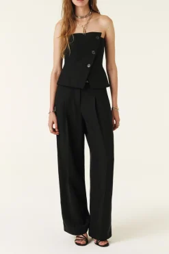 Ba&Sh GADWIN pantalon chic 225 € NOIR Outlet