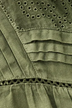 Ba&Sh GILDA blouse brodée VERT Discount