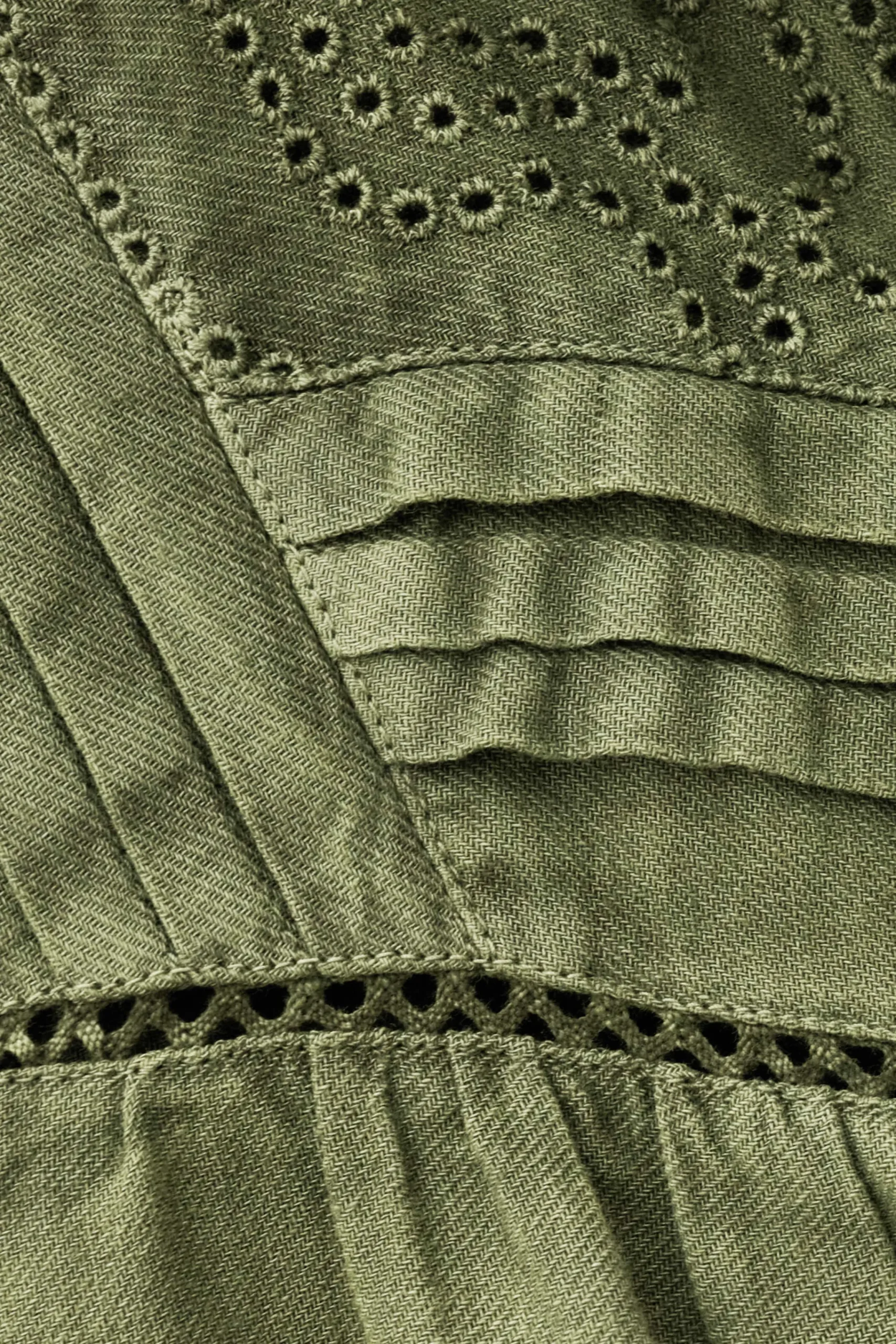 Ba&Sh GILDA blouse brodée VERT Discount