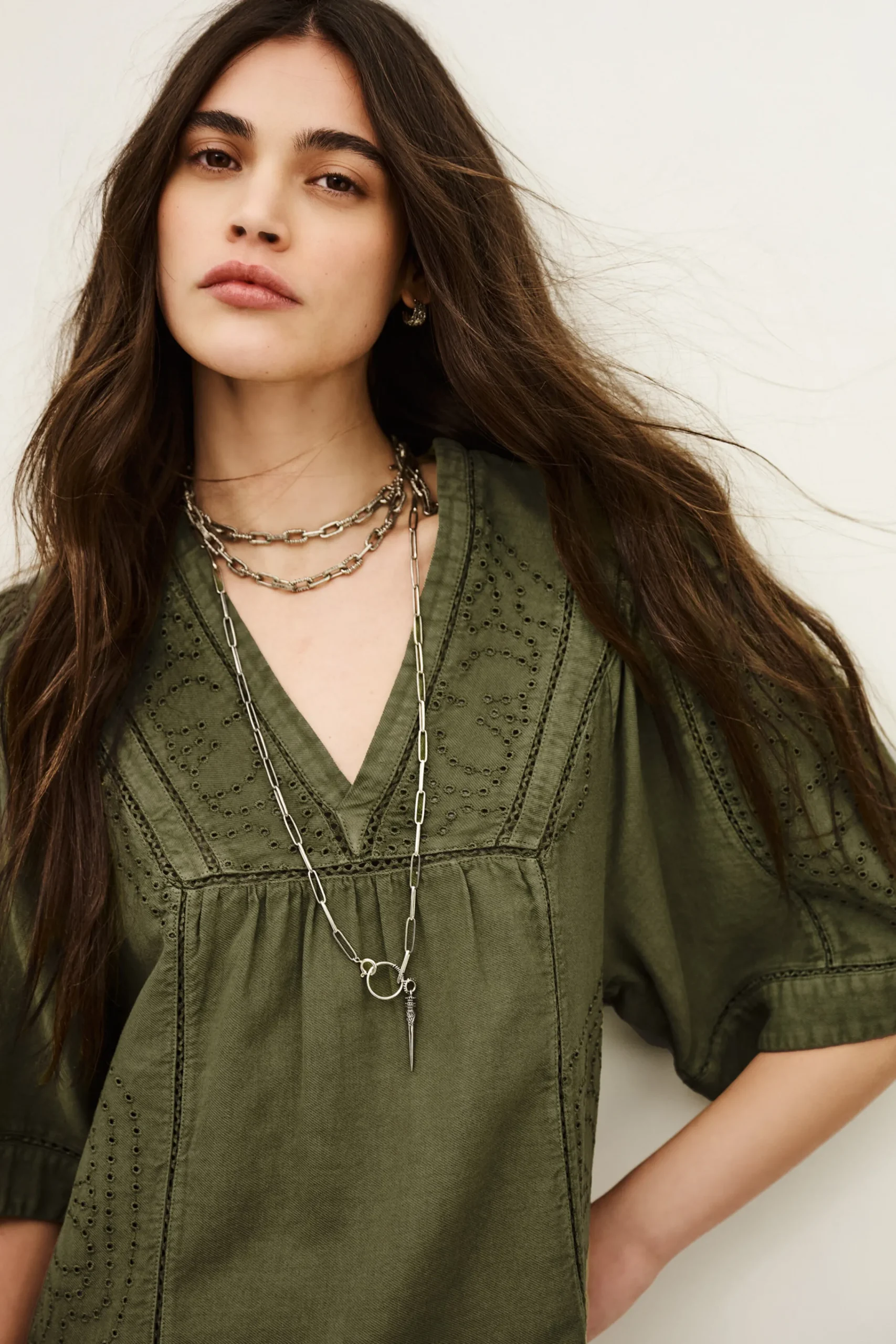 Ba&Sh GINA robe courte VERT Hot