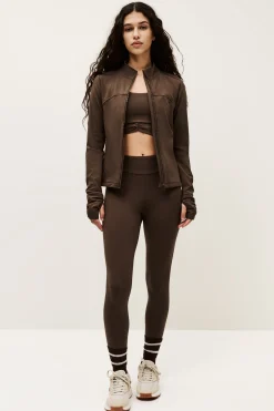 Ba&Sh GLADYS veste col montant MARRON Hot