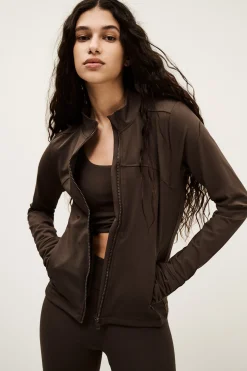 Ba&Sh GLADYS veste col montant MARRON Hot
