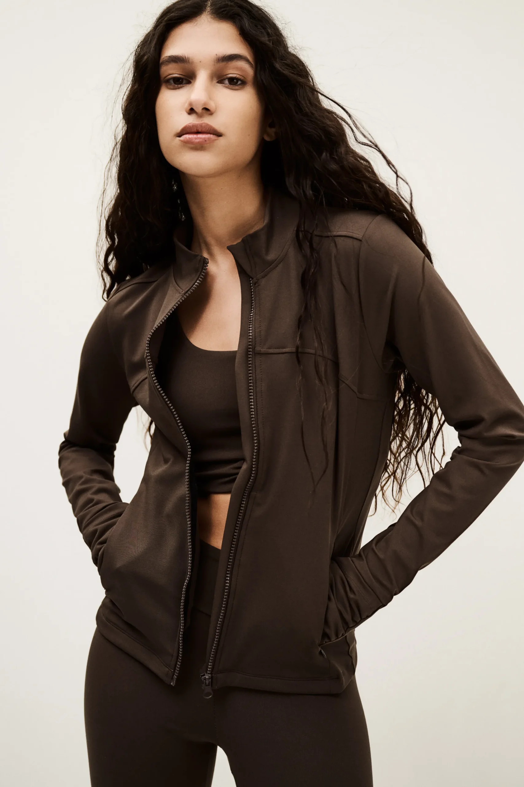 Ba&Sh GLADYS veste col montant MARRON Hot