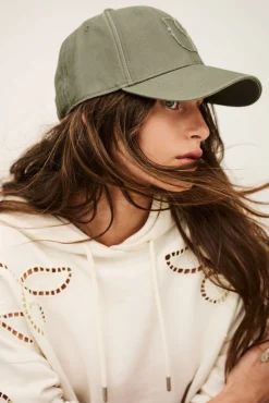 Ba&Sh HALYCE casquette coton VERT