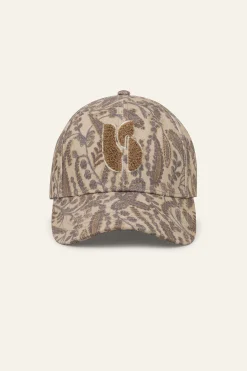Ba&Sh HARI casquette coton imprimée ECRU Sale