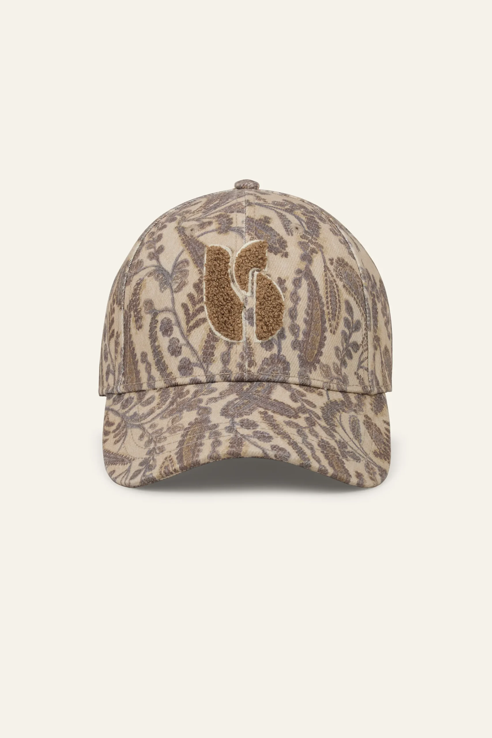 Ba&Sh HARI casquette coton imprimée ECRU Sale