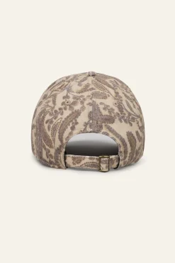 Ba&Sh HARI casquette coton imprimée ECRU Sale