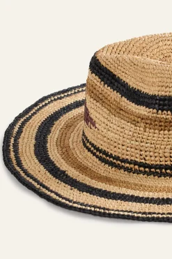 Ba&Sh HINDIRA chapeau tressé NOIR Hot