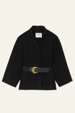 Ba&Sh HINI flared cape sleeves NOIR Online