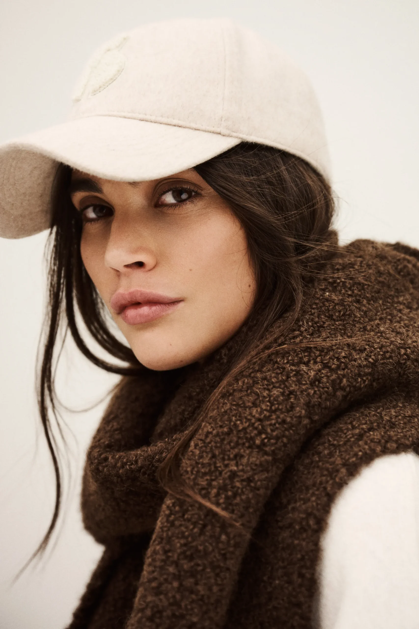 Ba&Sh HUGO casquette laine ECRU Outlet