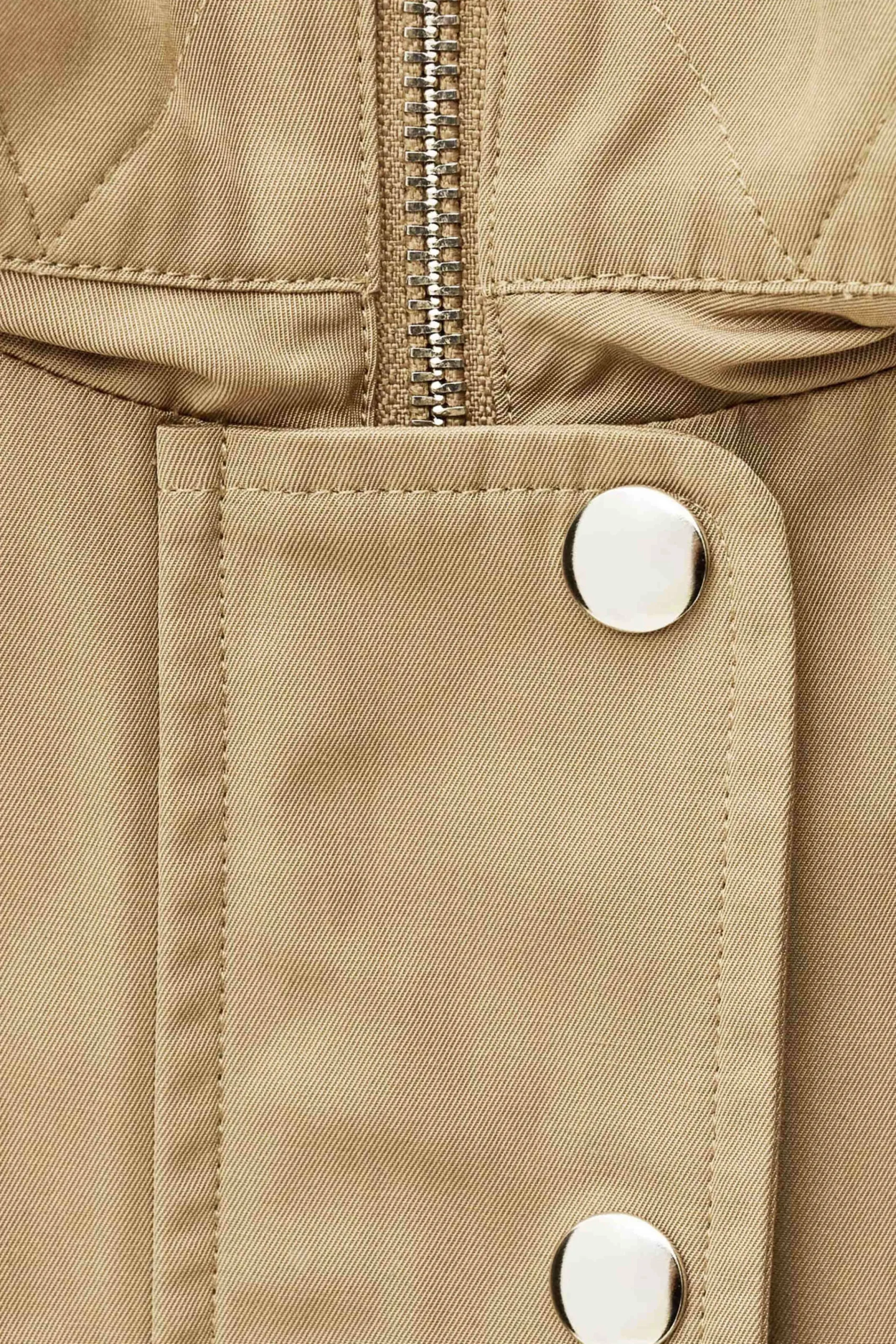 Ba&Sh ILIO parka longue ceinturée MARRON Outlet