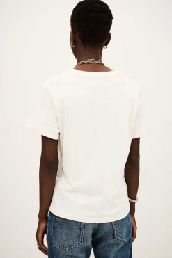 Ba&Sh IONI t-shirt esprit collège ECRU Online