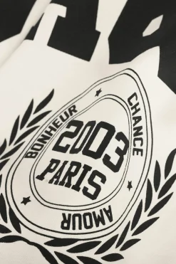Ba&Sh IONI t-shirt esprit collège ECRU Online