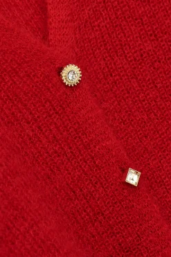 Ba&Sh ISAAC pull réversible ROUGE
