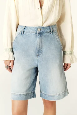 Ba&Sh JODD short en denim BLEU New