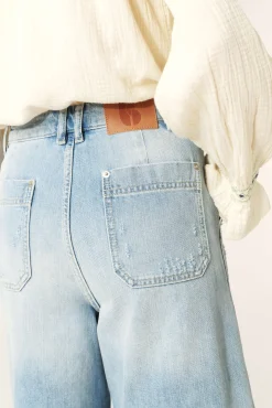 Ba&Sh JODD short en denim BLEU New