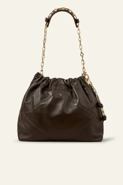 Ba&Sh JUNE sac grand modèle MARRON Discount