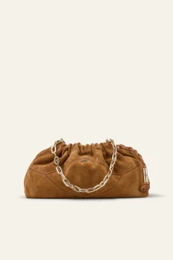 Ba&Sh JUNE sac JUNE en suede MARRON Outlet