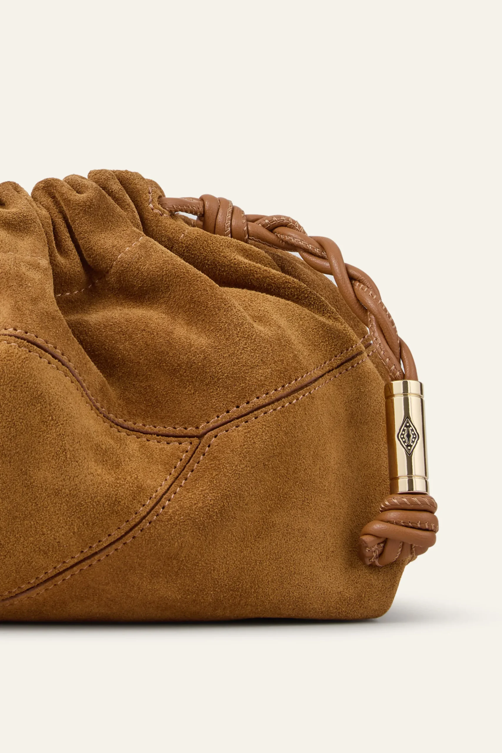 Ba&Sh JUNE sac JUNE en suede MARRON Outlet