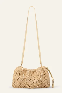Ba&Sh JUNE sac miniare en raphia ECRU Clearance