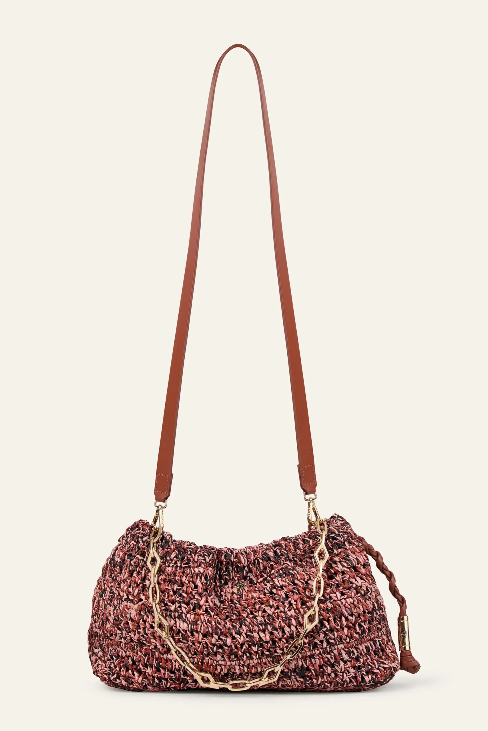Ba&Sh JUNE sac miniare en raphia MULTICO Sale