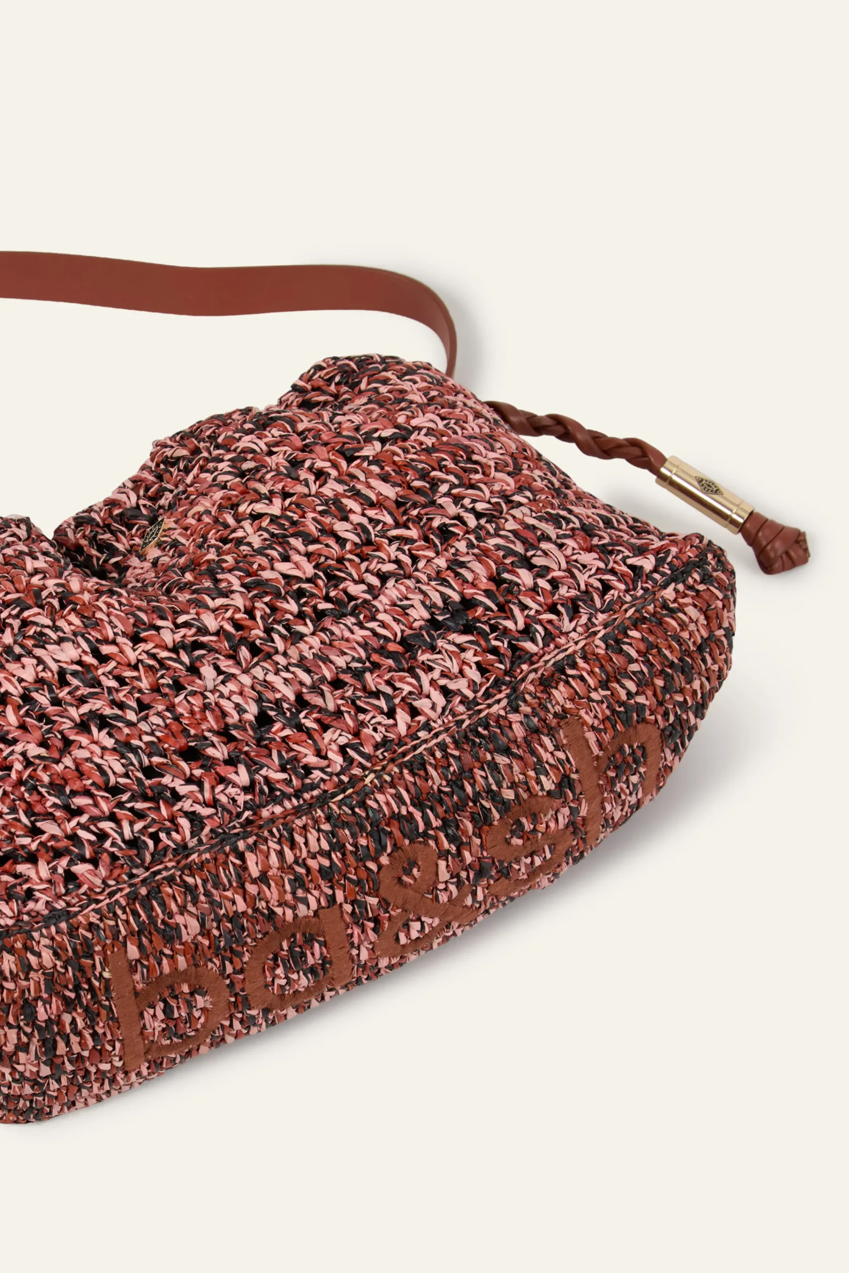 Ba&Sh JUNE sac miniare en raphia MULTICO Sale
