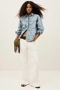 Ba&Sh JUNO veste denim BLEU Outlet