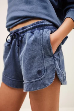 Ba&Sh KELY short de sport coton BLEU Hot