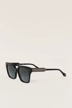 Ba&Sh LAIA lunettes soleil rectangulaires NOIR New