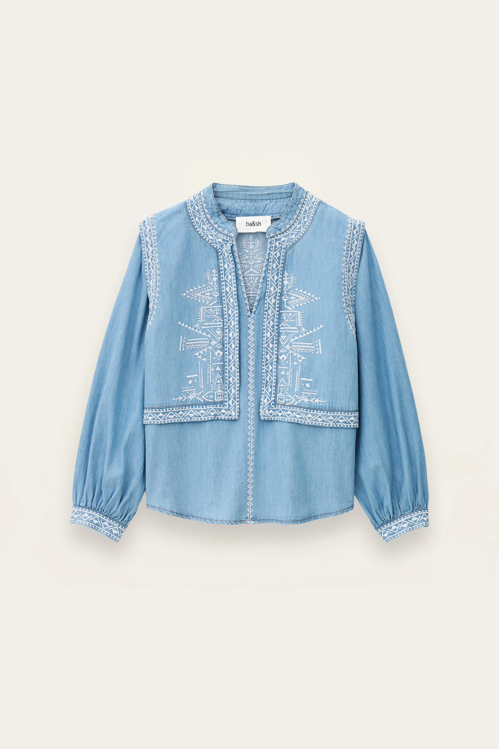 Ba&Sh LAURA chemise denim BLEU Outlet
