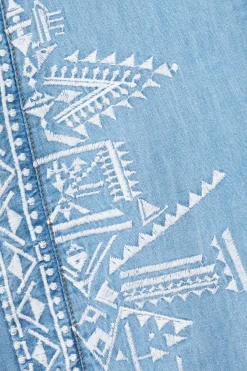 Ba&Sh LAURA chemise denim BLEU Outlet