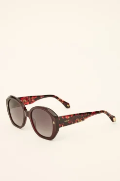 Ba&Sh LENITA lunettes solaires ROUGE Discount