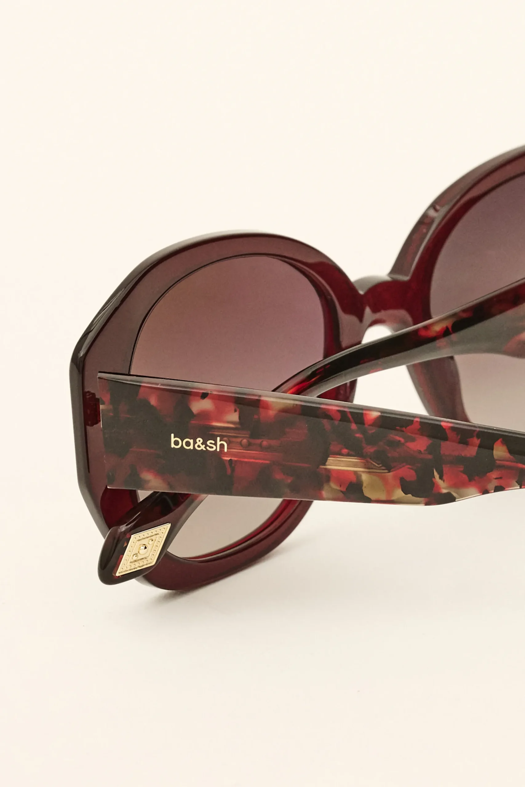 Ba&Sh LENITA lunettes solaires ROUGE Discount