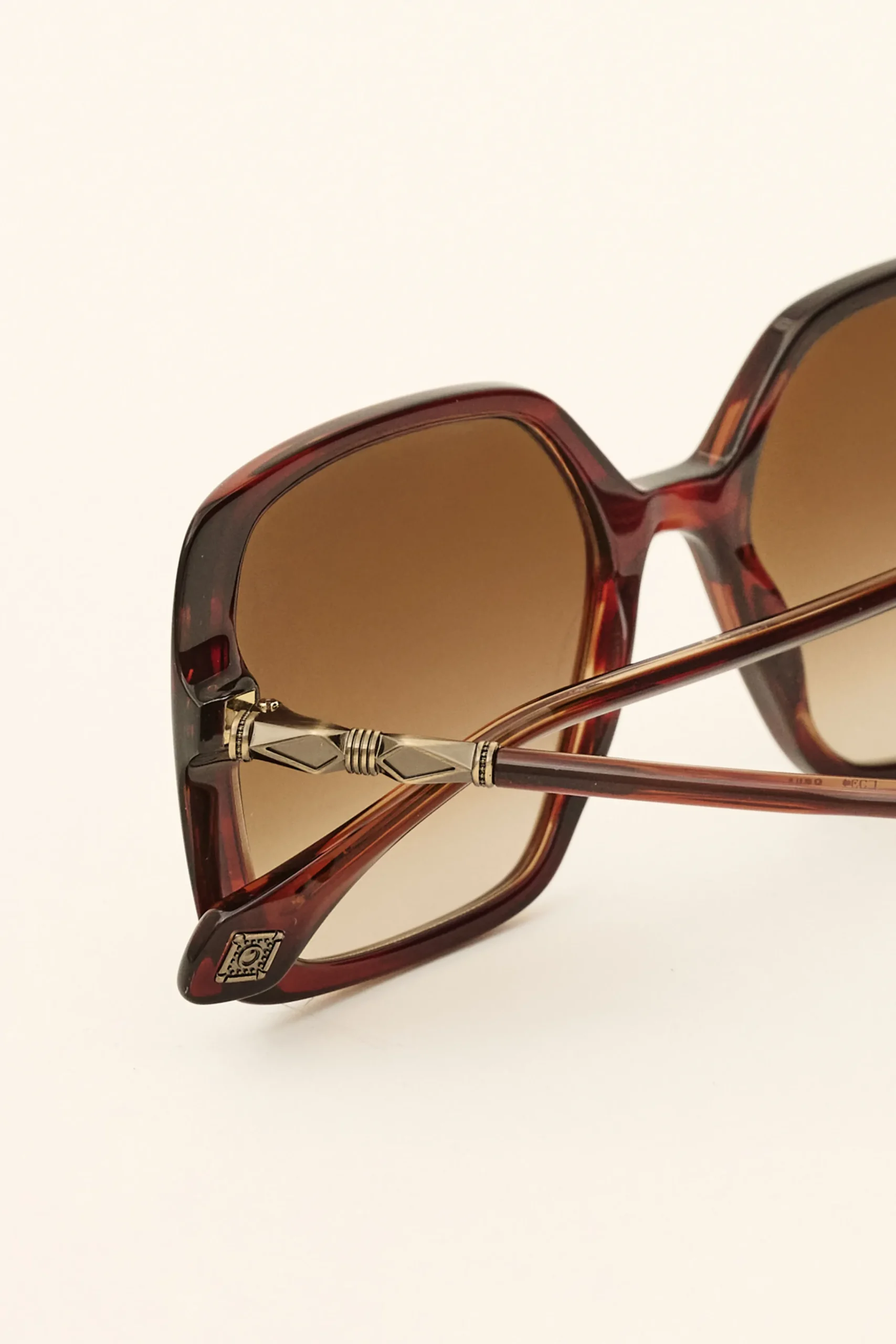 Ba&Sh LIANE lunettes solaires carrées MARRON
