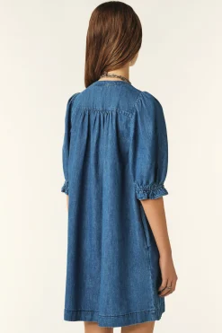 Ba&Sh LICONI robe courte denim BLEU Online