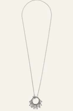 Ba&Sh LINA collier long anneau GRIS Outlet
